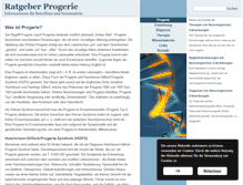 Tablet Screenshot of progerie.com